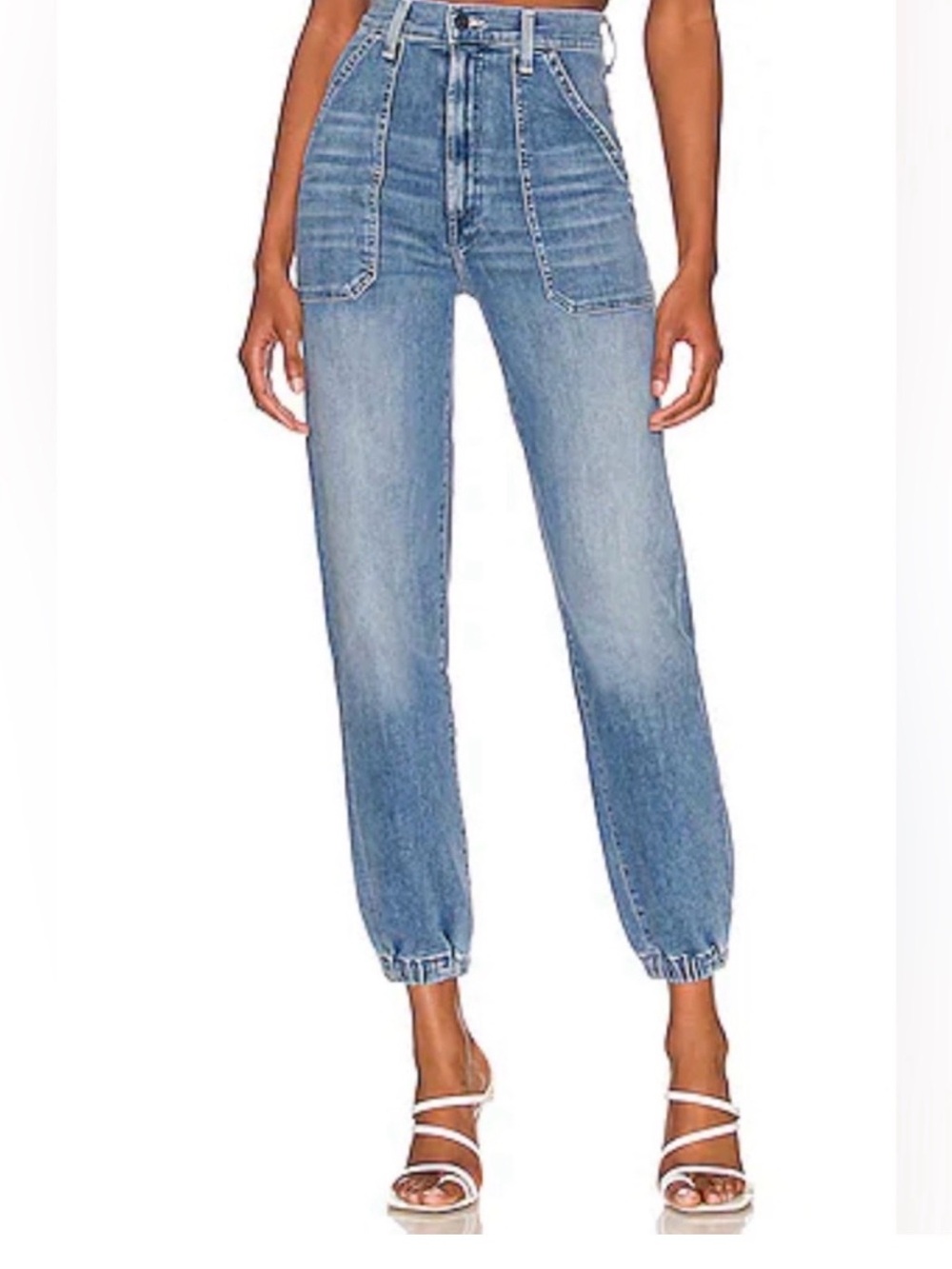 MOTHER Wrapper Patch Jeans